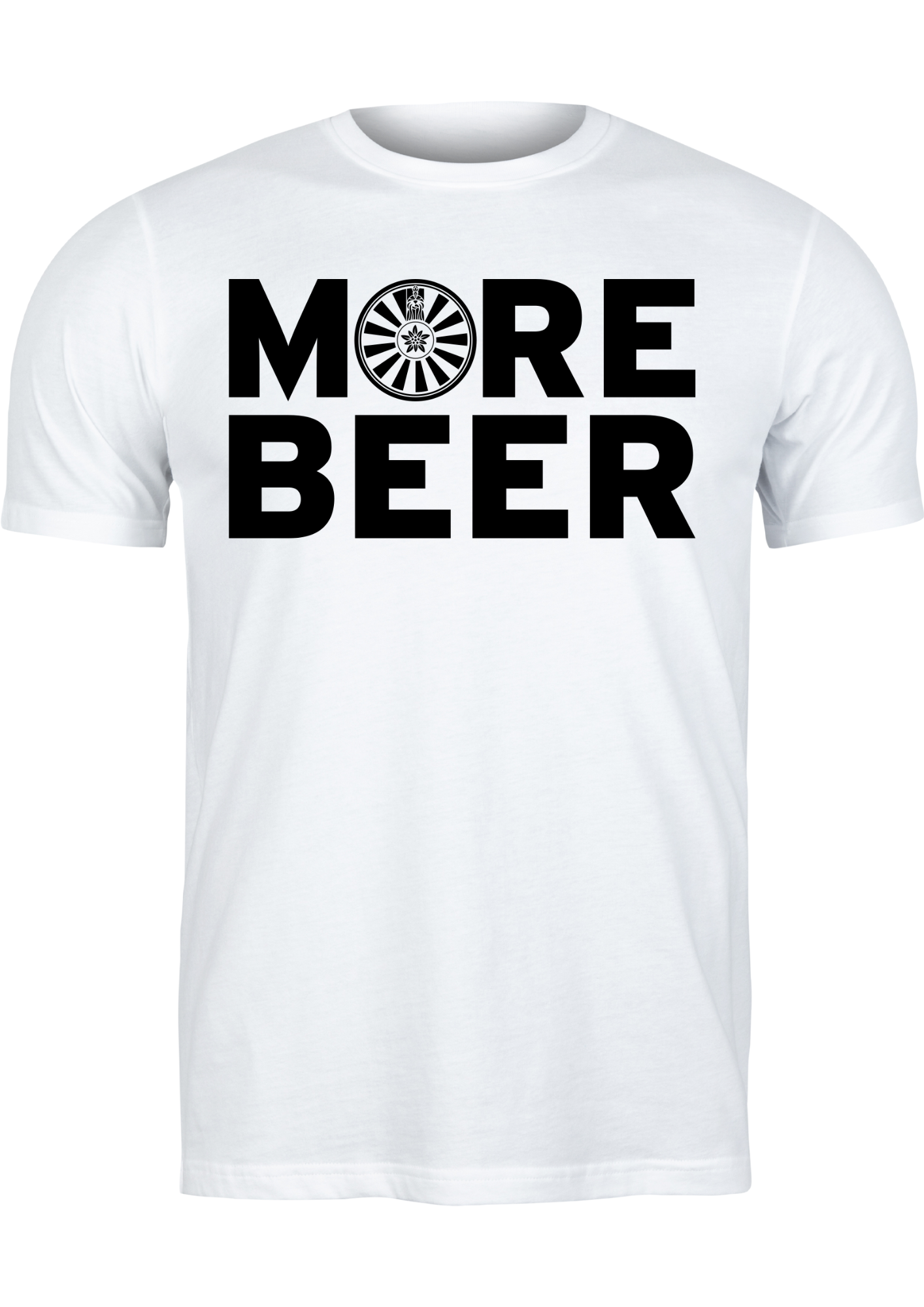 Herren Kurzarm Shirt Design "MoreBeer"