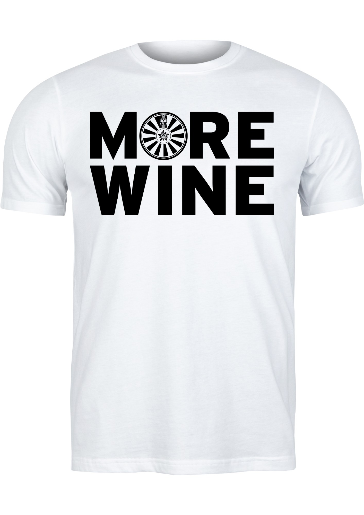 Herren Kurzarm Shirt Design "MoreWine"