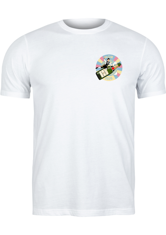 Herren Kurzarm Shirt Design "AGM2025" front/back