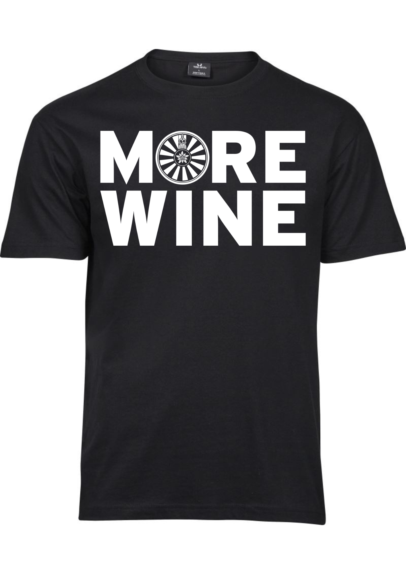 Herren Kurzarm Shirt Design "MoreWine"
