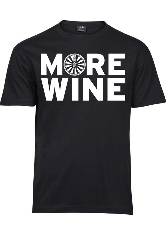 Herren Kurzarm Shirt Design "MoreWine"