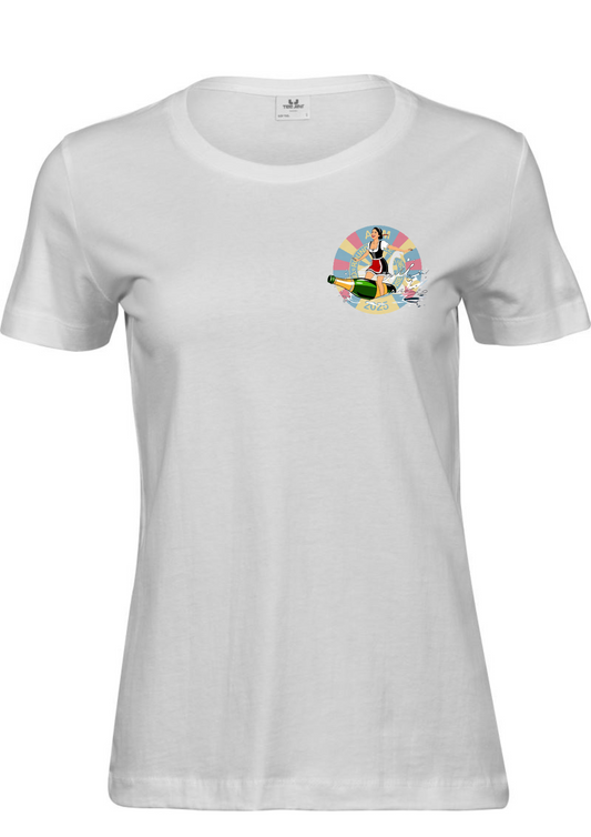 Damen Kurzarm Shirt Design "AGM2025" front/back